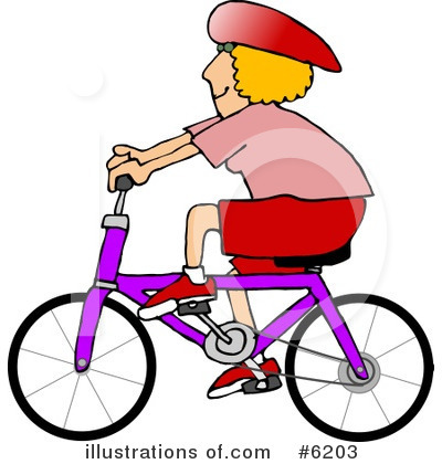 Royalty-Free (RF) Bicycle Clipart Illustration by djart - Stock Sample #6203