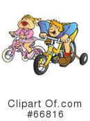 Bicycle Clipart #66816 by Snowy