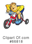 Bicycle Clipart #66818 by Snowy