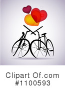 Bicycles Clipart #1100593 by Eugene