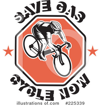 Bicyclist Clipart #225339 by patrimonio