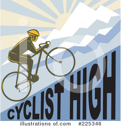 Bicyclist Clipart #225346 by patrimonio