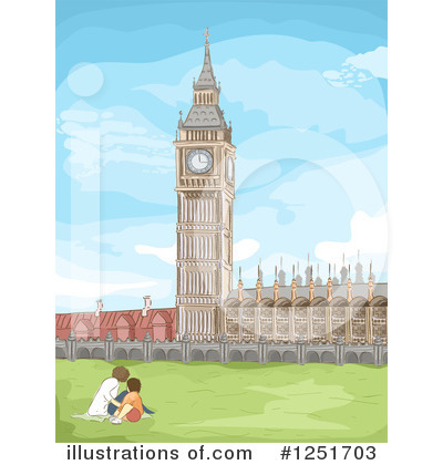 Royalty-Free (RF) Big Ben Clipart Illustration by BNP Design Studio - Stock Sample #1251703