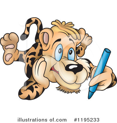 Leopard Clipart #1195233 by dero