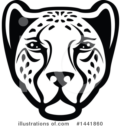 Cheetah Clipart #1441860 by Vector Tradition SM