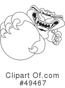 Big Cat Mascot Clipart #49467 by Mascot Junction