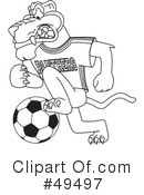 Big Cat Mascot Clipart #49497 by Mascot Junction