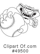 Big Cat Mascot Clipart #49500 by Mascot Junction