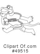 Big Cat Mascot Clipart #49515 by Mascot Junction