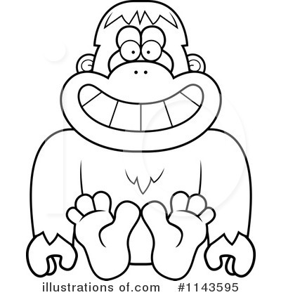 Royalty-Free (RF) Big Foot Clipart Illustration by Cory Thoman - Stock Sample #1143595