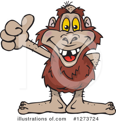 Royalty-Free (RF) Big Foot Clipart Illustration by Dennis Holmes Designs - Stock Sample #1273724