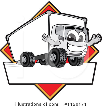 Moving Truck Clipart #1120171 by Mascot Junction