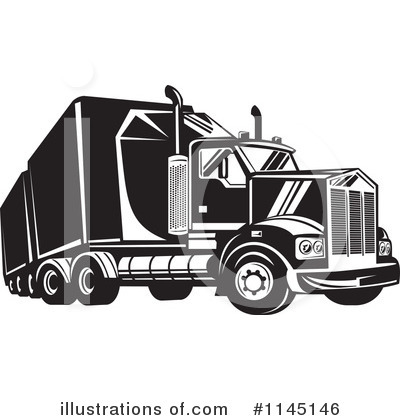 Trucking Clipart #1145146 by patrimonio