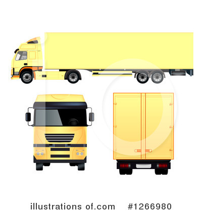 Royalty-Free (RF) Big Rig Clipart Illustration by vectorace - Stock Sample #1266980
