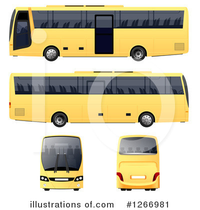 Bus Clipart #1266981 by vectorace