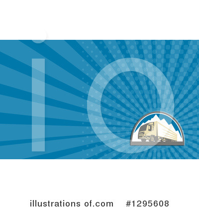 Royalty-Free (RF) Big Rig Clipart Illustration by patrimonio - Stock Sample #1295608