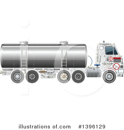 Royalty-Free (RF) Big Rig Clipart Illustration by Vector Tradition SM - Stock Sample #1396129