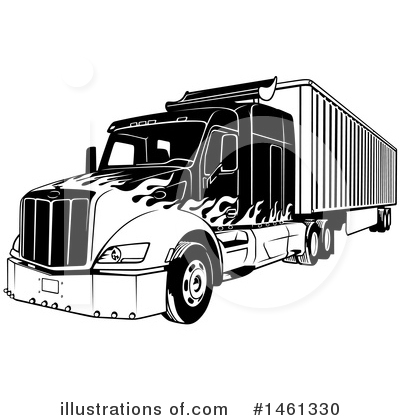 Truck Clipart #1461330 by dero