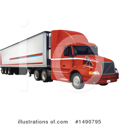 Trucking Clipart #1490795 by dero