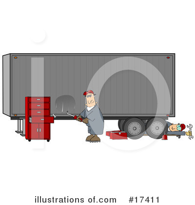 Big Rig Clipart #17411 by djart