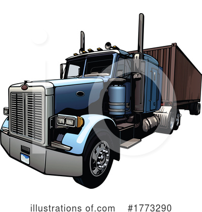 Trucking Clipart #1773290 by dero