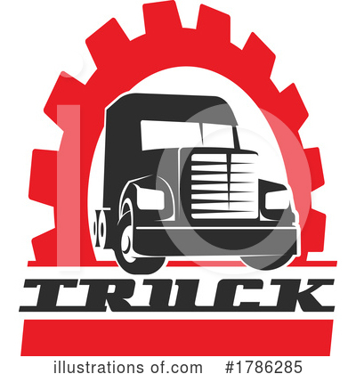 Truck Clipart #1786285 by Vector Tradition SM