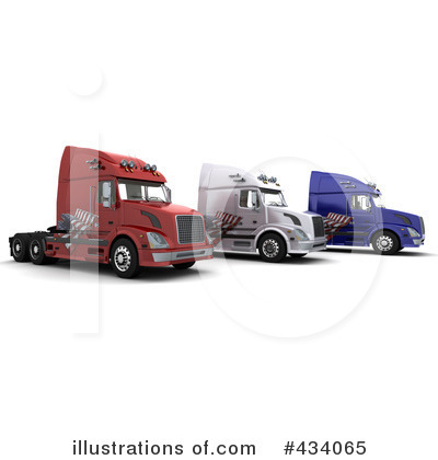 Truck Clipart #434065 by KJ Pargeter