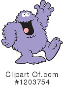 Bigfoot Clipart #1203754 by Johnny Sajem