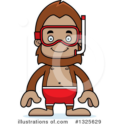 Bigfoot Clipart #1325629 by Cory Thoman