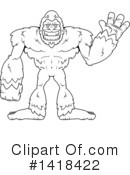 Bigfoot Clipart #1418422 by Cory Thoman