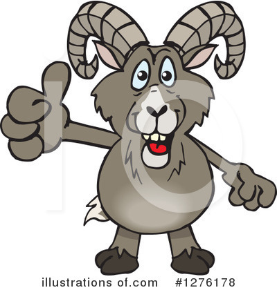 Royalty-Free (RF) Bighorn Sheep Clipart Illustration by Dennis Holmes Designs - Stock Sample #1276178