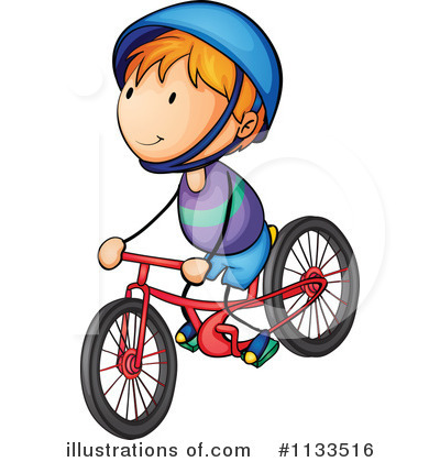 Bike Clipart #1133516 - Illustration by Graphics RF