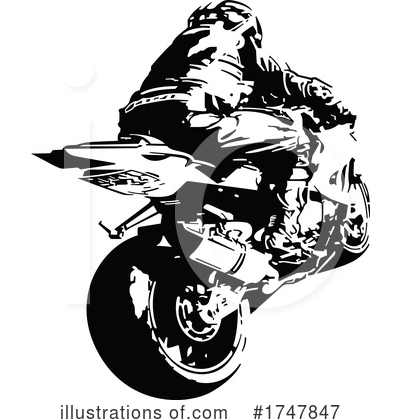 Royalty-Free (RF) Biker Clipart Illustration by dero - Stock Sample #1747847