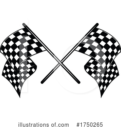 Checkered Flags Clipart #1750265 by Vector Tradition SM