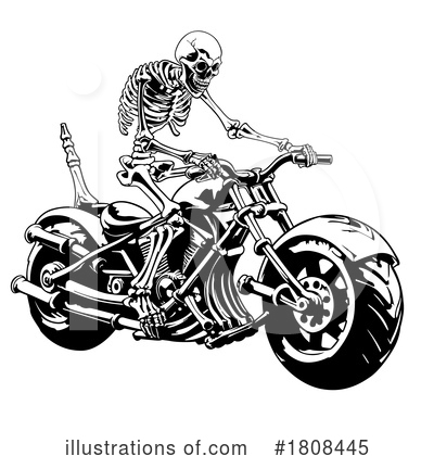 Motorcycle Clipart #1808445 by dero
