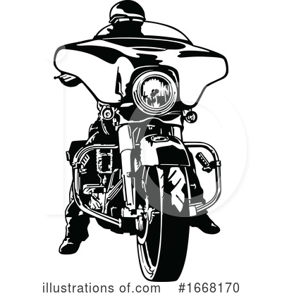Motorcycle Clipart #1668170 by dero