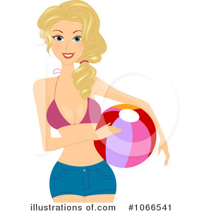Royalty-Free (RF) Bikini Clipart Illustration by BNP Design Studio - Stock Sample #1066541