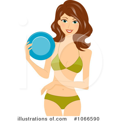 Royalty-Free (RF) Bikini Clipart Illustration by BNP Design Studio - Stock Sample #1066590
