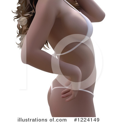 Royalty-Free (RF) Bikini Clipart Illustration by dero - Stock Sample #1224149