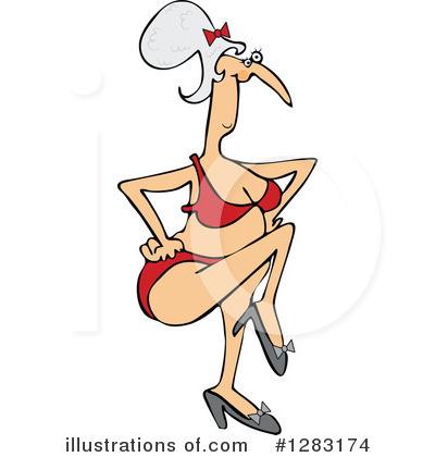 Bikini Clipart #1283174 - Illustration by djart