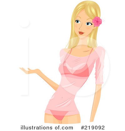 Royalty-Free (RF) Bikini Clipart Illustration by BNP Design Studio - Stock Sample #219092