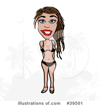 Royalty-Free (RF) Bikini Clipart Illustration by Arena Creative - Stock Sample #39501