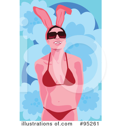 Royalty-Free (RF) Bikini Clipart Illustration by mayawizard101 - Stock Sample #95261