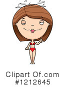 Bikini Woman Clipart #1212645 by Cory Thoman
