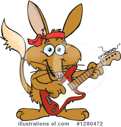 Royalty-Free (RF) Bilby Clipart Illustration by Dennis Holmes Designs - Stock Sample #1280472