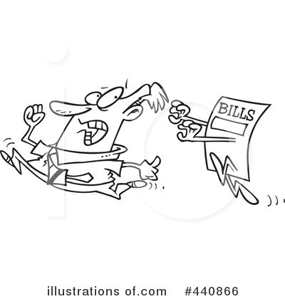 Royalty-Free (RF) Bill Clipart Illustration by toonaday - Stock Sample #440866