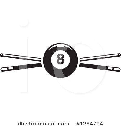 Royalty-Free (RF) Billiards Clipart Illustration by Vector Tradition SM - Stock Sample #1264794
