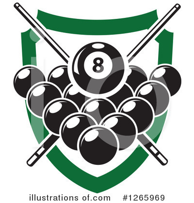Eight Balls Clipart #1265969 by Vector Tradition SM
