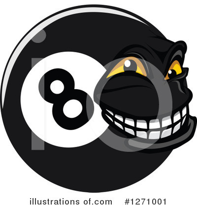 8 Ball Clipart #1271001 by Vector Tradition SM