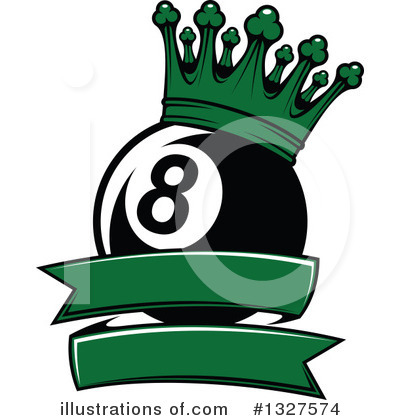 Royalty-Free (RF) Billiards Clipart Illustration by Vector Tradition SM - Stock Sample #1327574